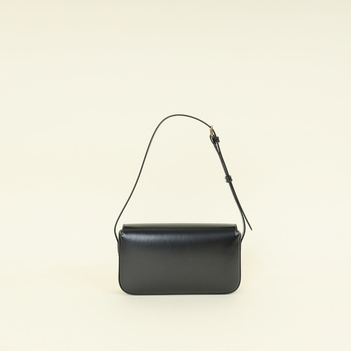 Celine Black Claude Triomphe Shoulder Bag
