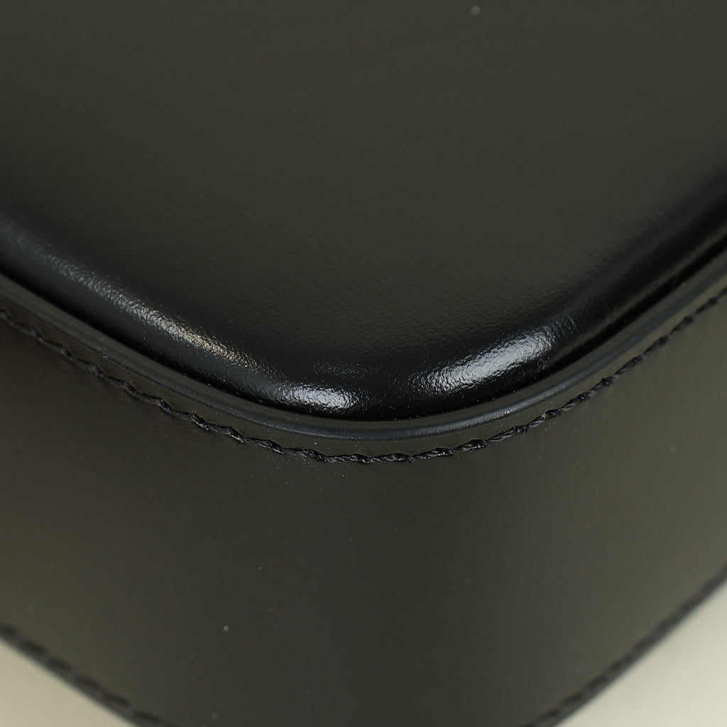 Celine Black Claude Triomphe Shoulder Bag