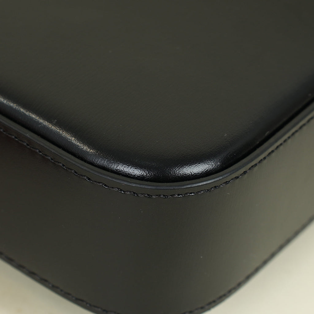 Celine Black Claude Triomphe Shoulder Bag