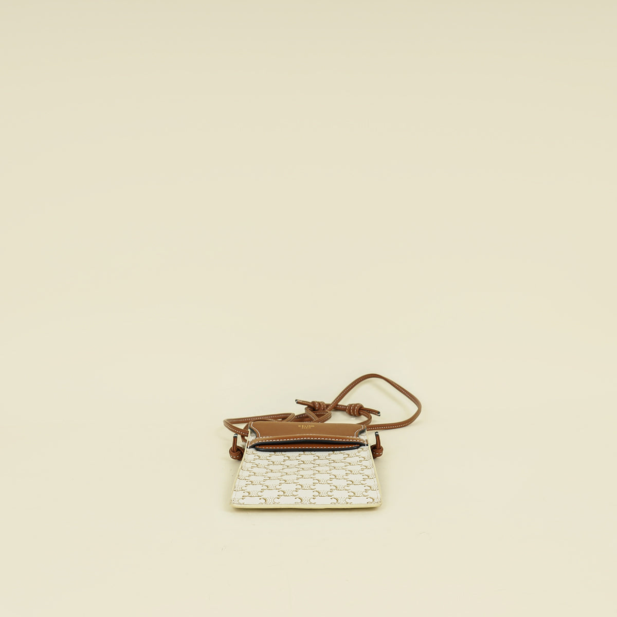Celine Bicolor Triomphe Phone With Flap Pouch