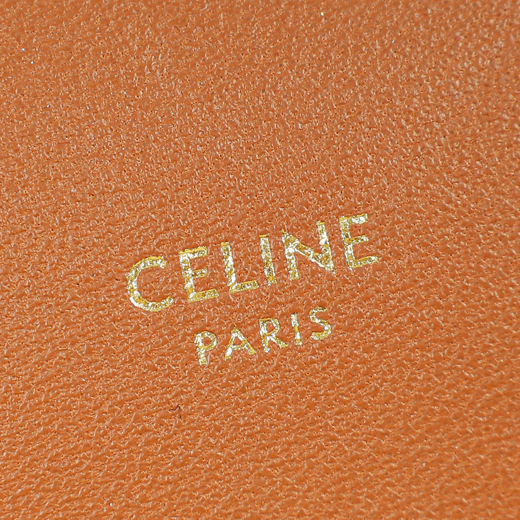 Celine Bicolor Triomphe Phone With Flap Pouch