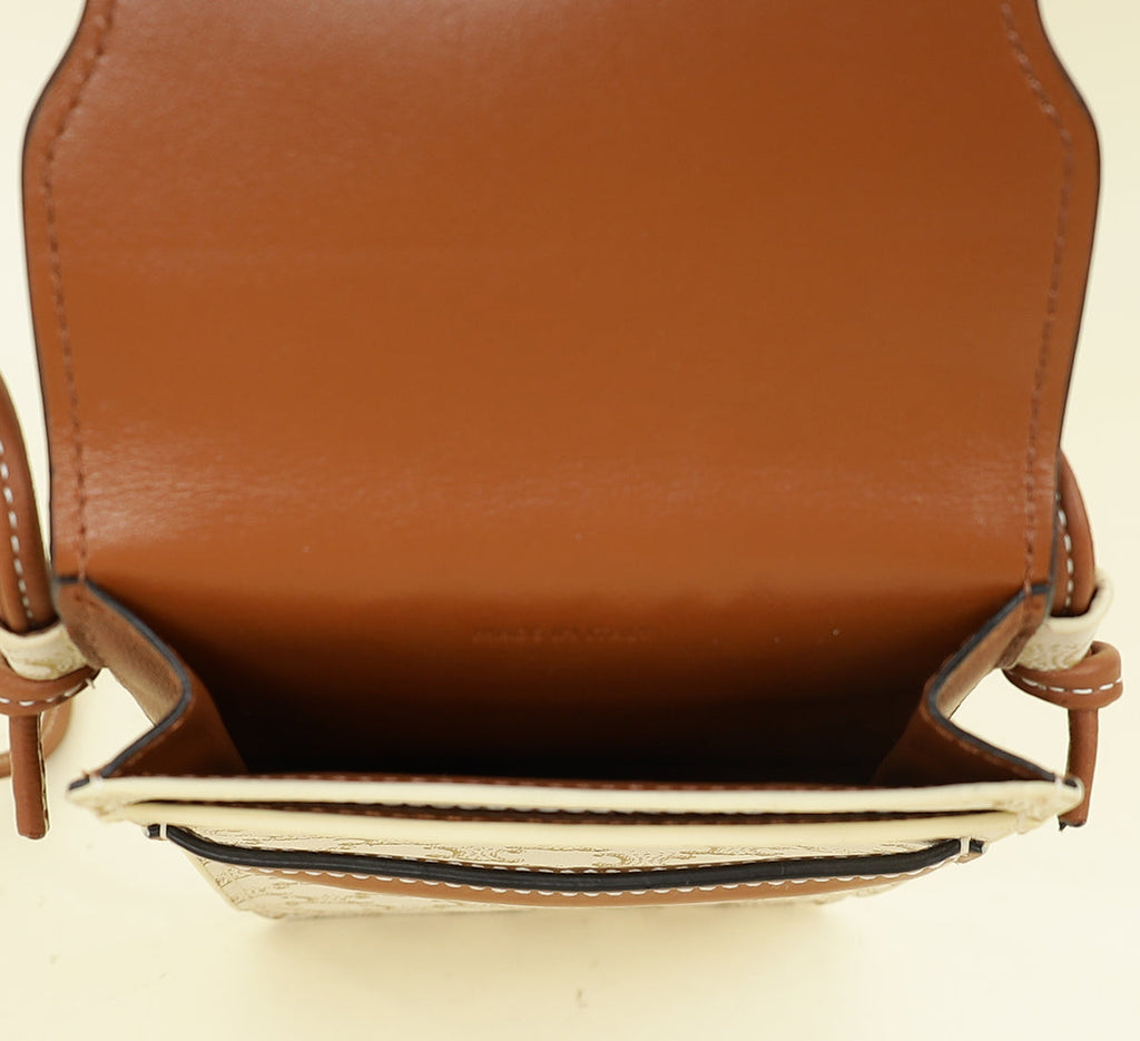 Celine Bicolor Triomphe Phone With Flap Pouch