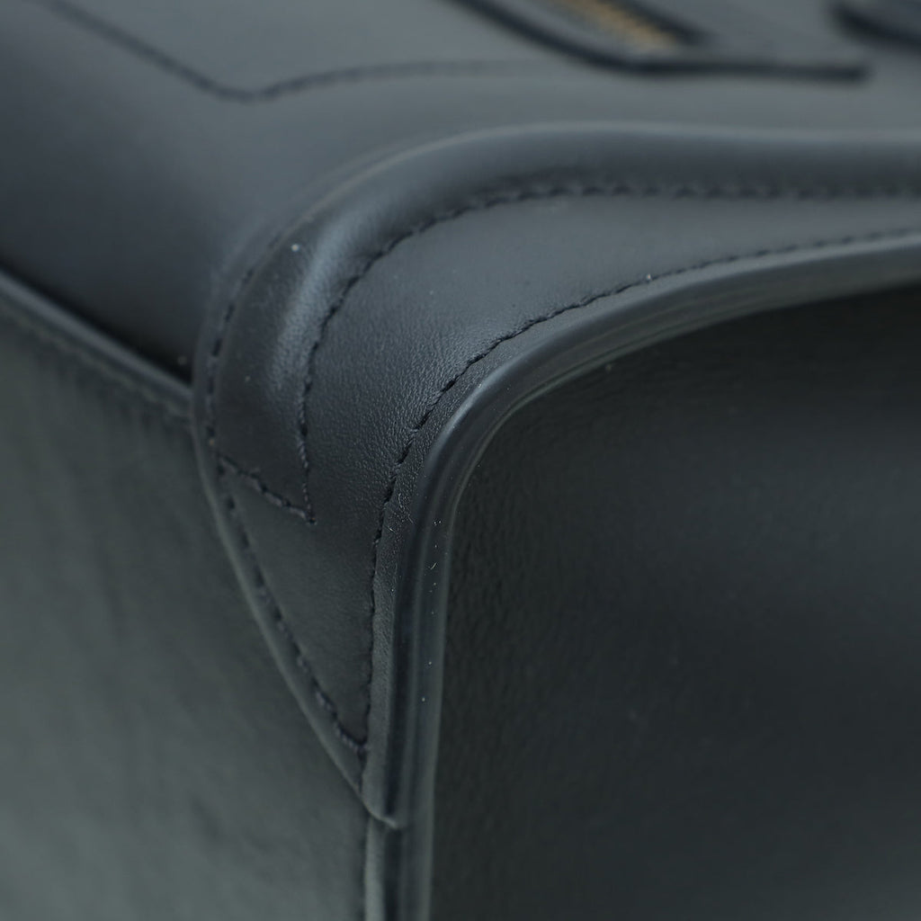 Celine Black Nano Luggage Bag