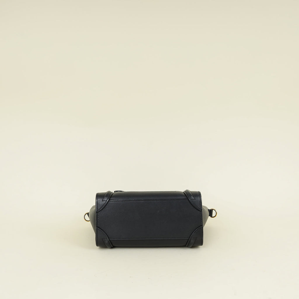 Celine Black Nano Luggage Bag