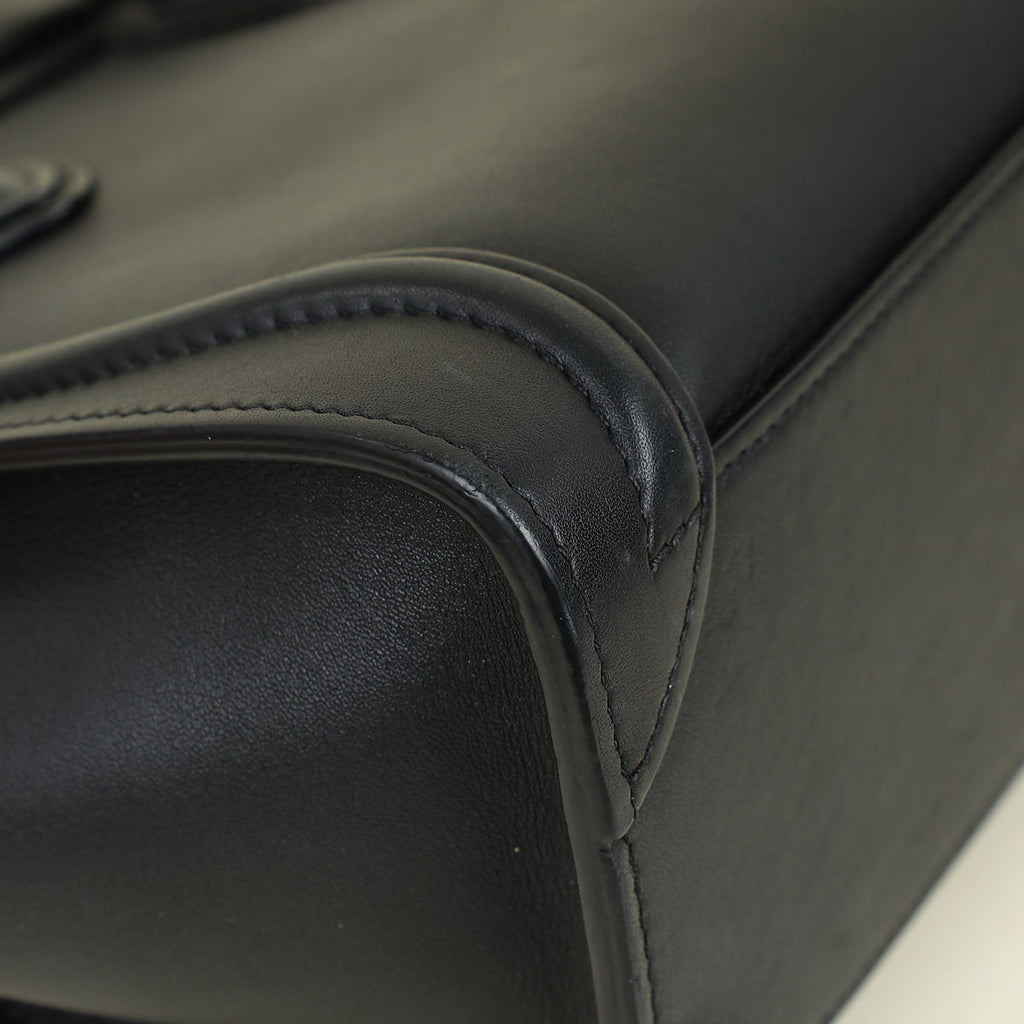 Celine Black Nano Luggage Bag