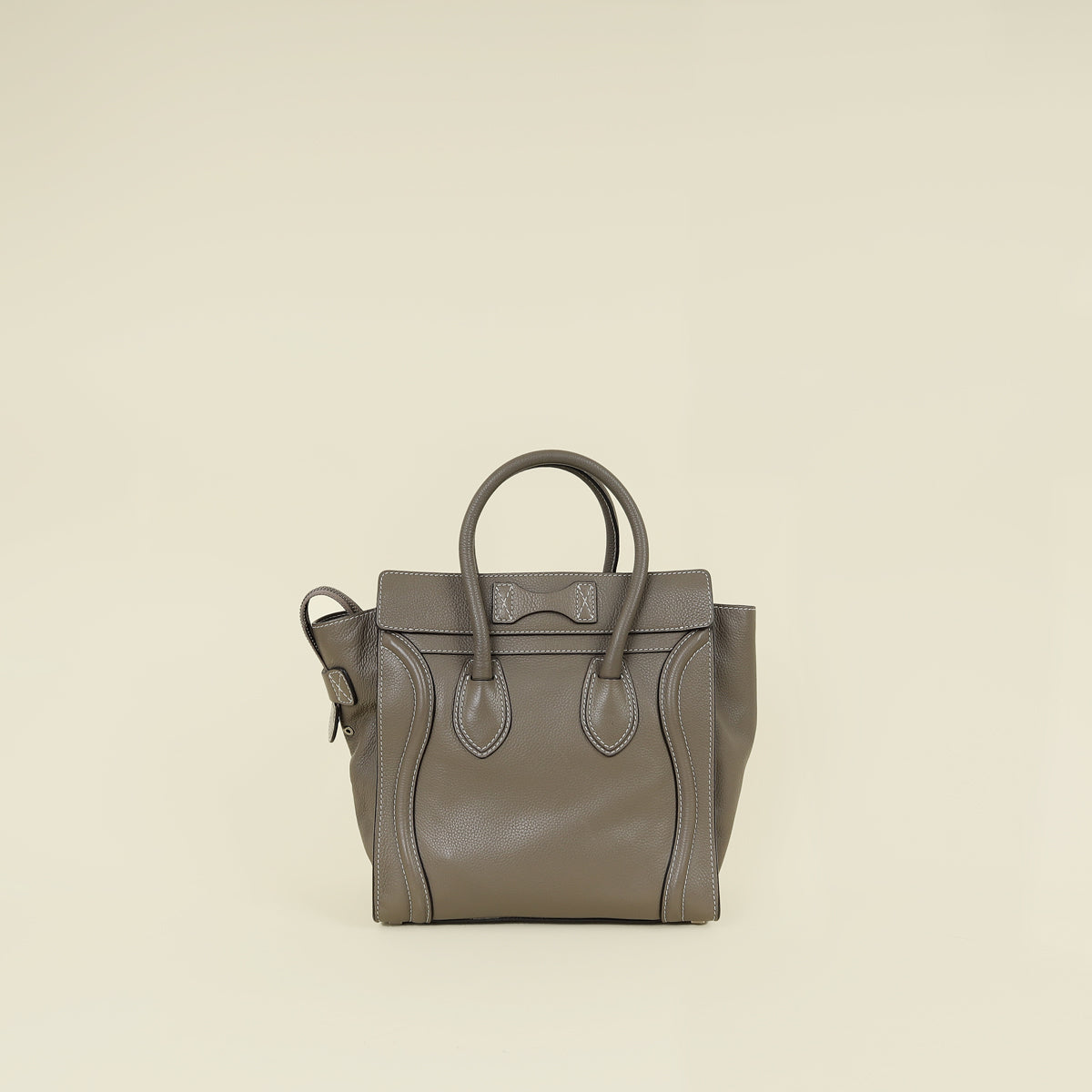Celine Taupe Micro Luggage Bag