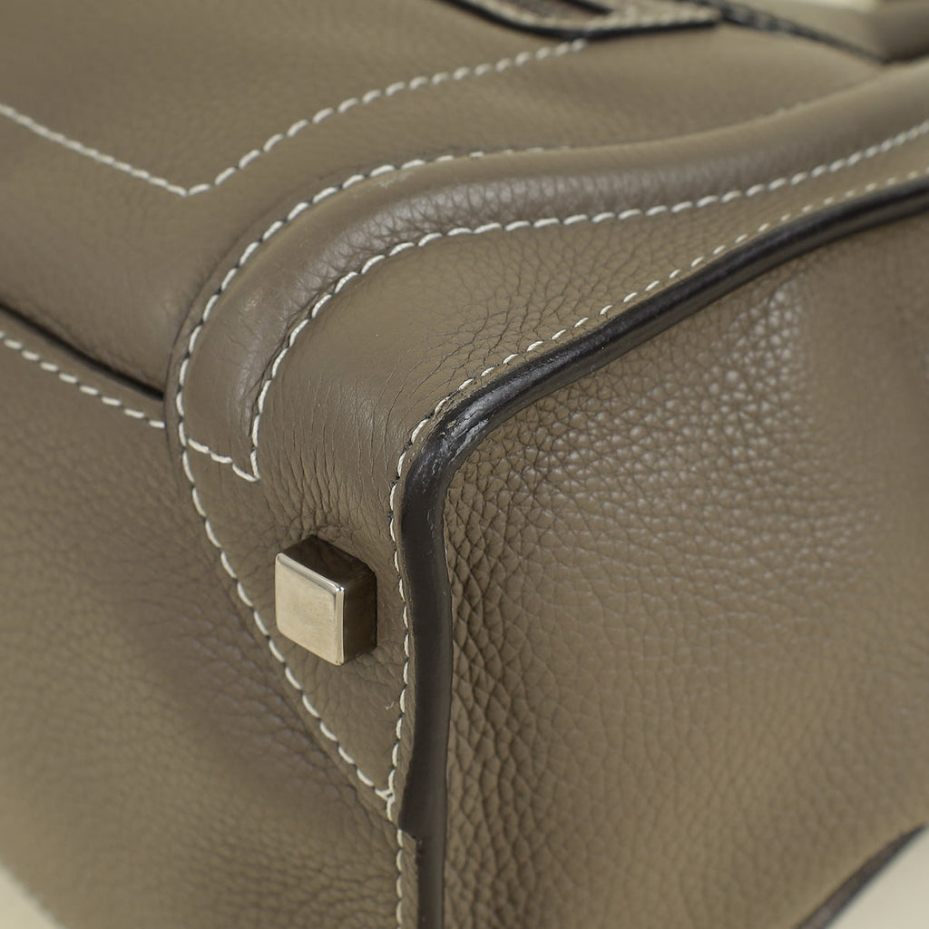 Celine Taupe Micro Luggage Bag