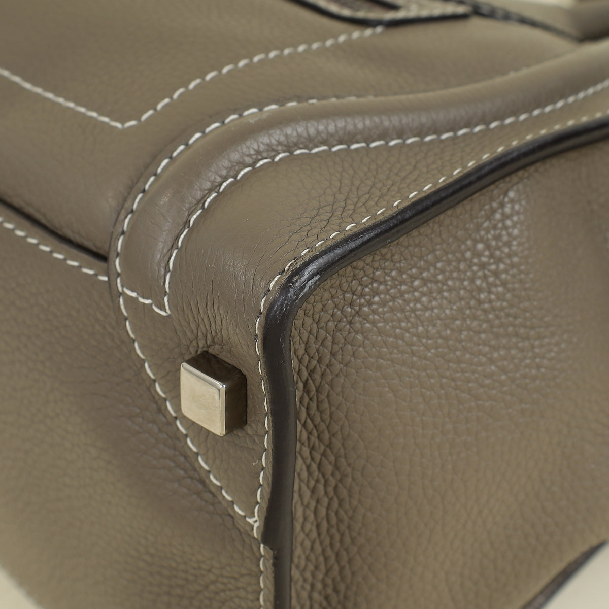 Celine Taupe Micro Luggage Bag