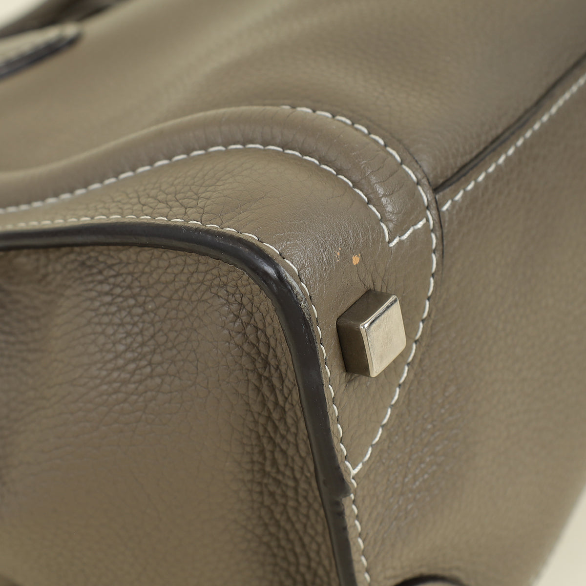 Celine Taupe Micro Luggage Bag