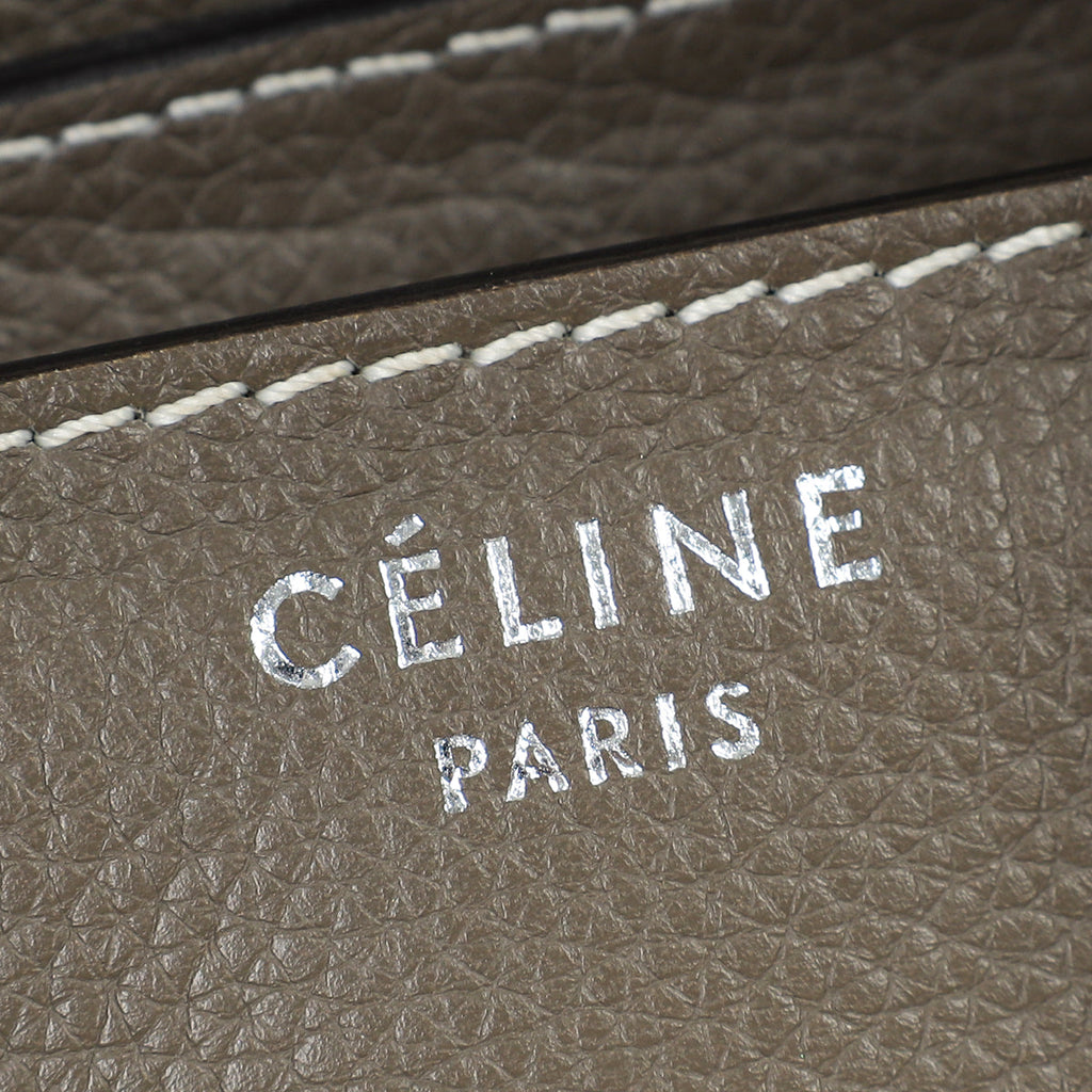 Celine Taupe Micro Luggage Bag