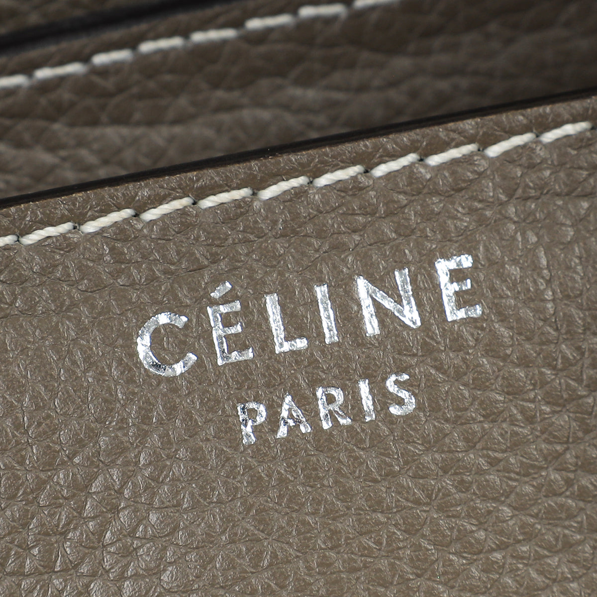 Celine Taupe Micro Luggage Bag