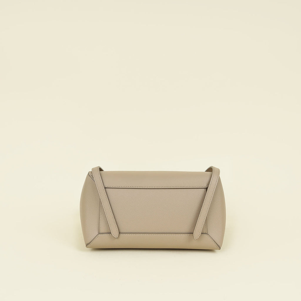 Celine Taupe Micro Belt Bag