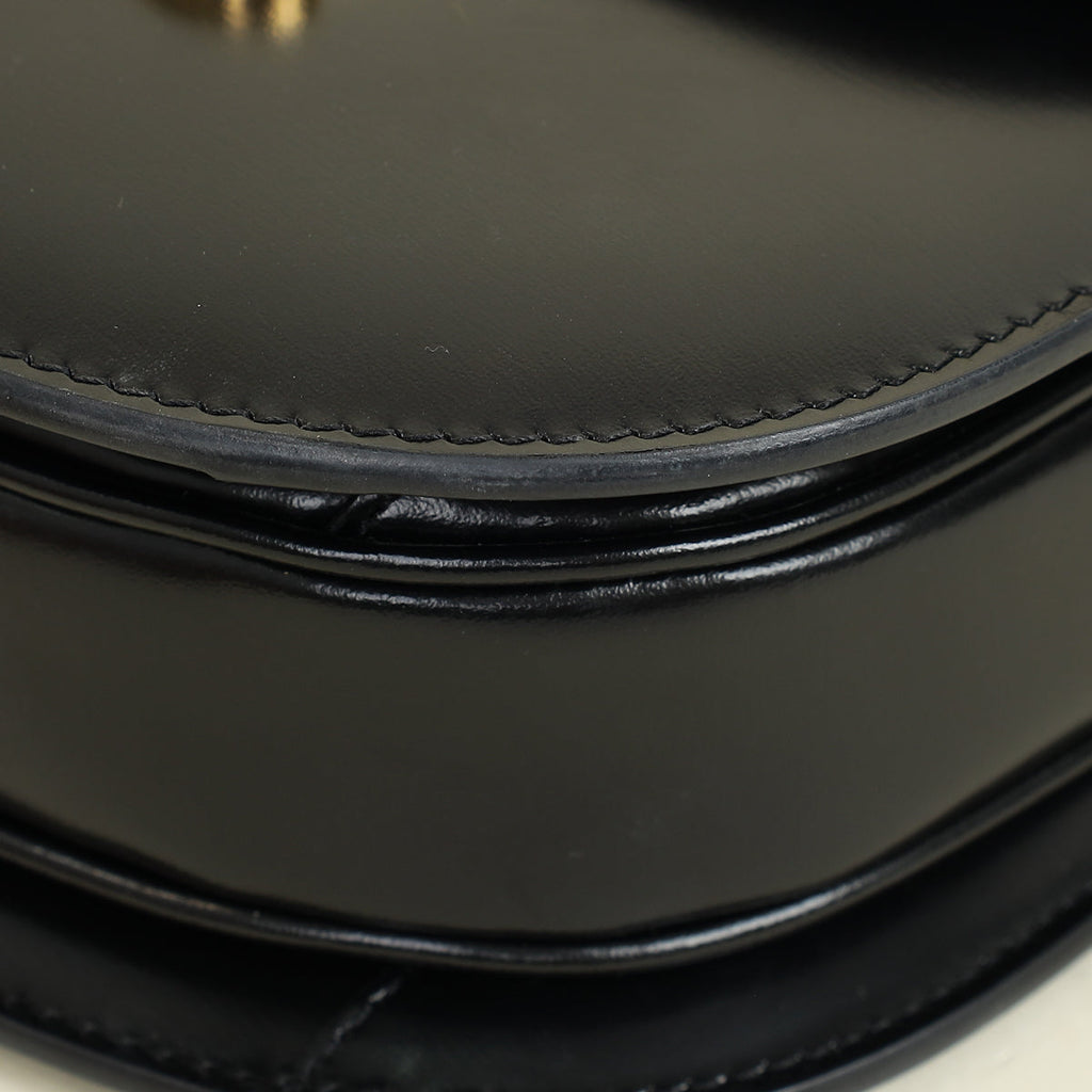 Celine Black Triomphe Teen Besace Crossbody Bag