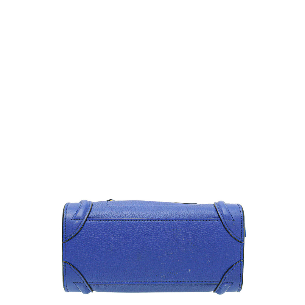 Celine Blue Nano Luggage Bag