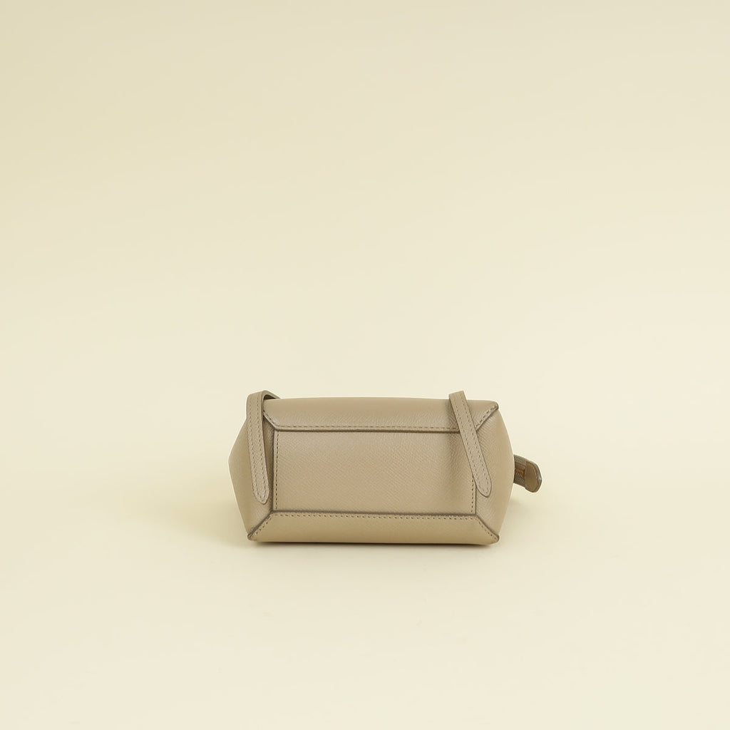 Celine Taupe Nano Belt Bag