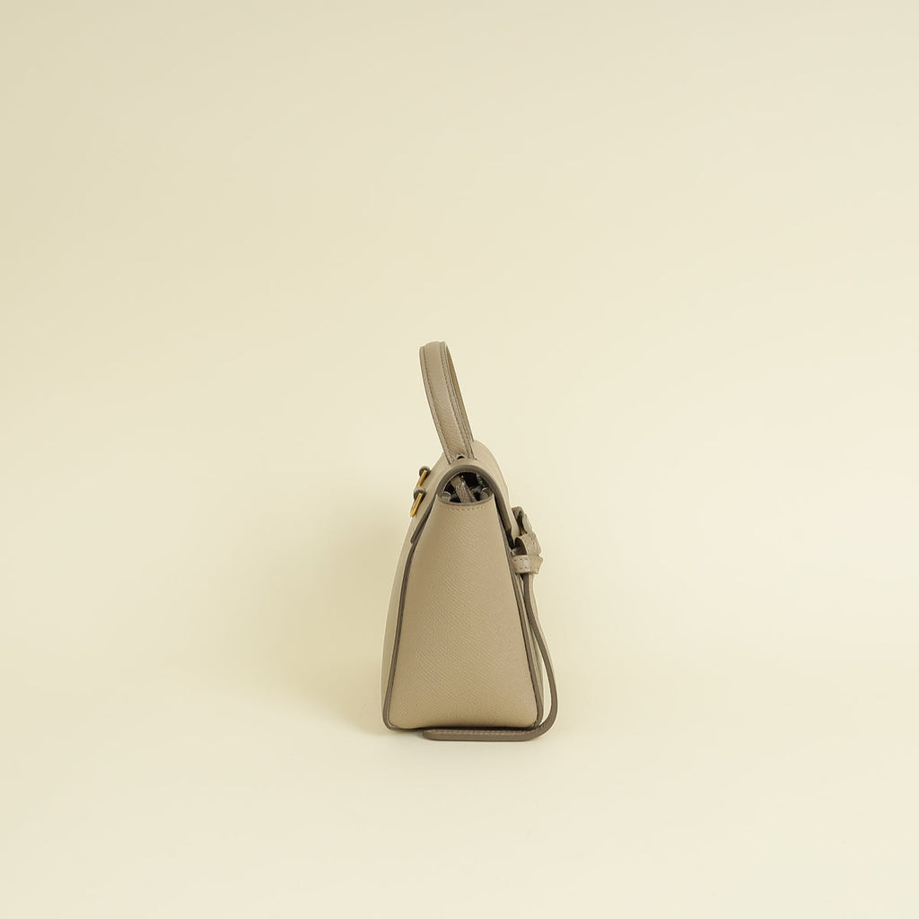 Celine Taupe Nano Belt Bag