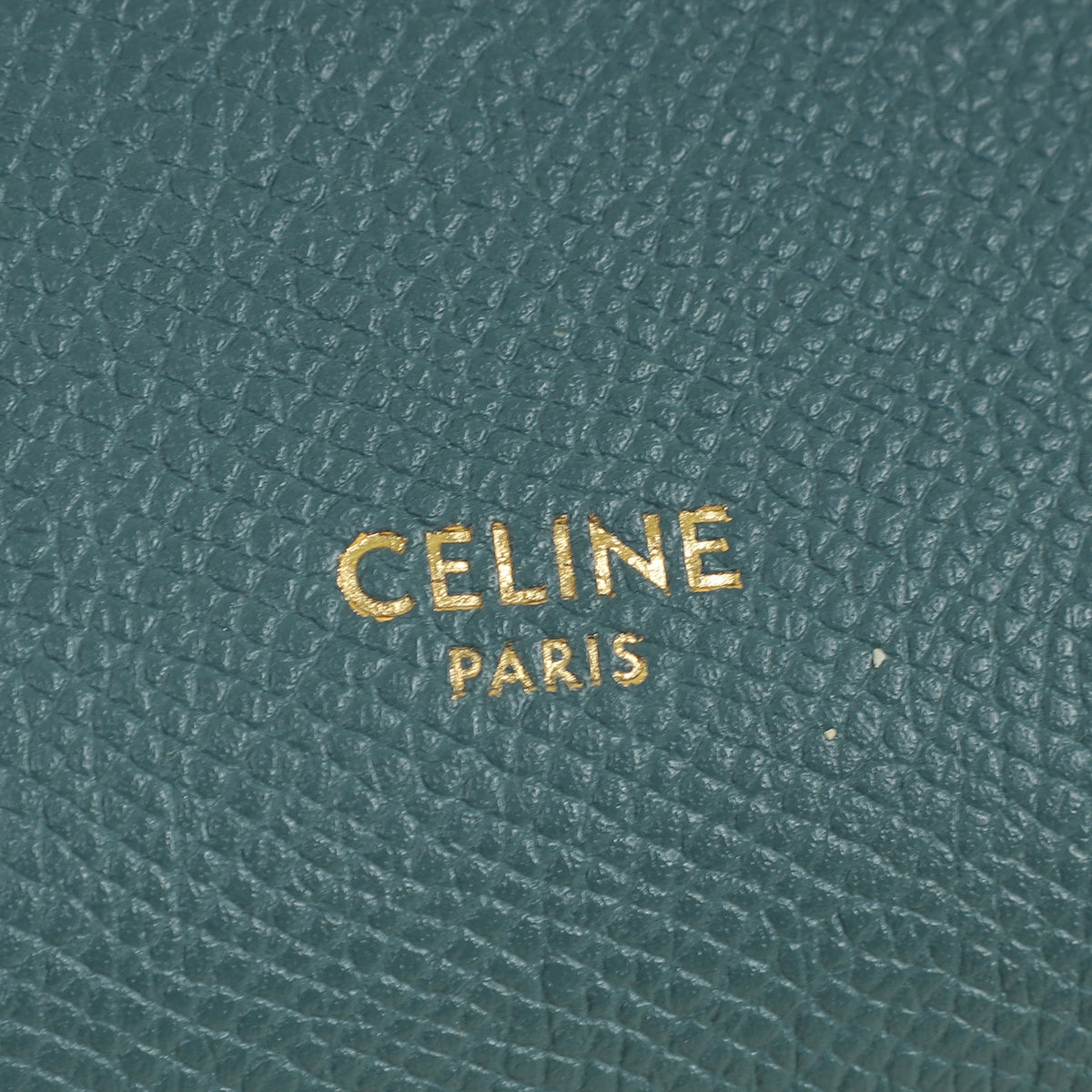 Celine Teal Nano Belt Bag
