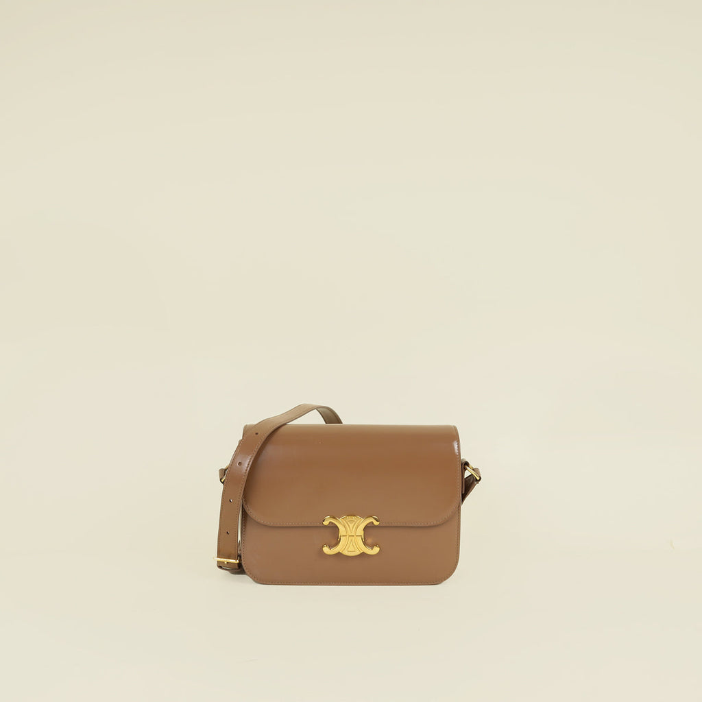 Celine Brown Classique Triomphe Bag
