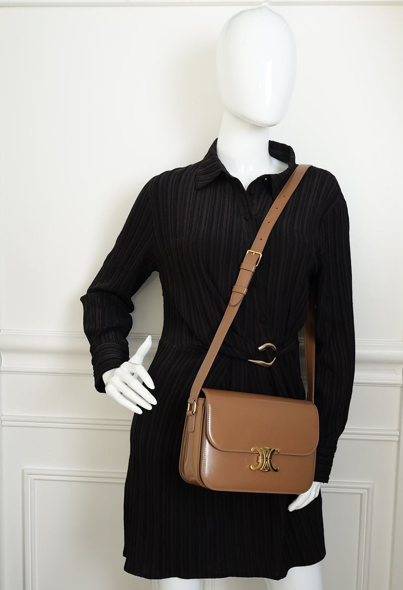 Celine Brown Classique Triomphe Bag