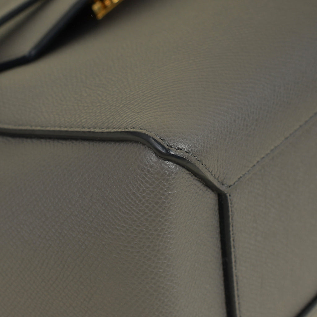 Celine Dark Grey Micro Belt Bag