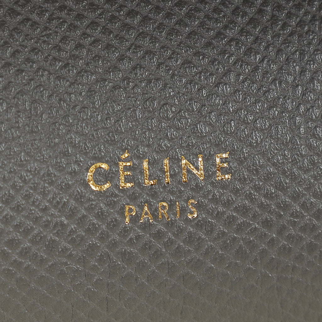 Celine Dark Grey Micro Belt Bag