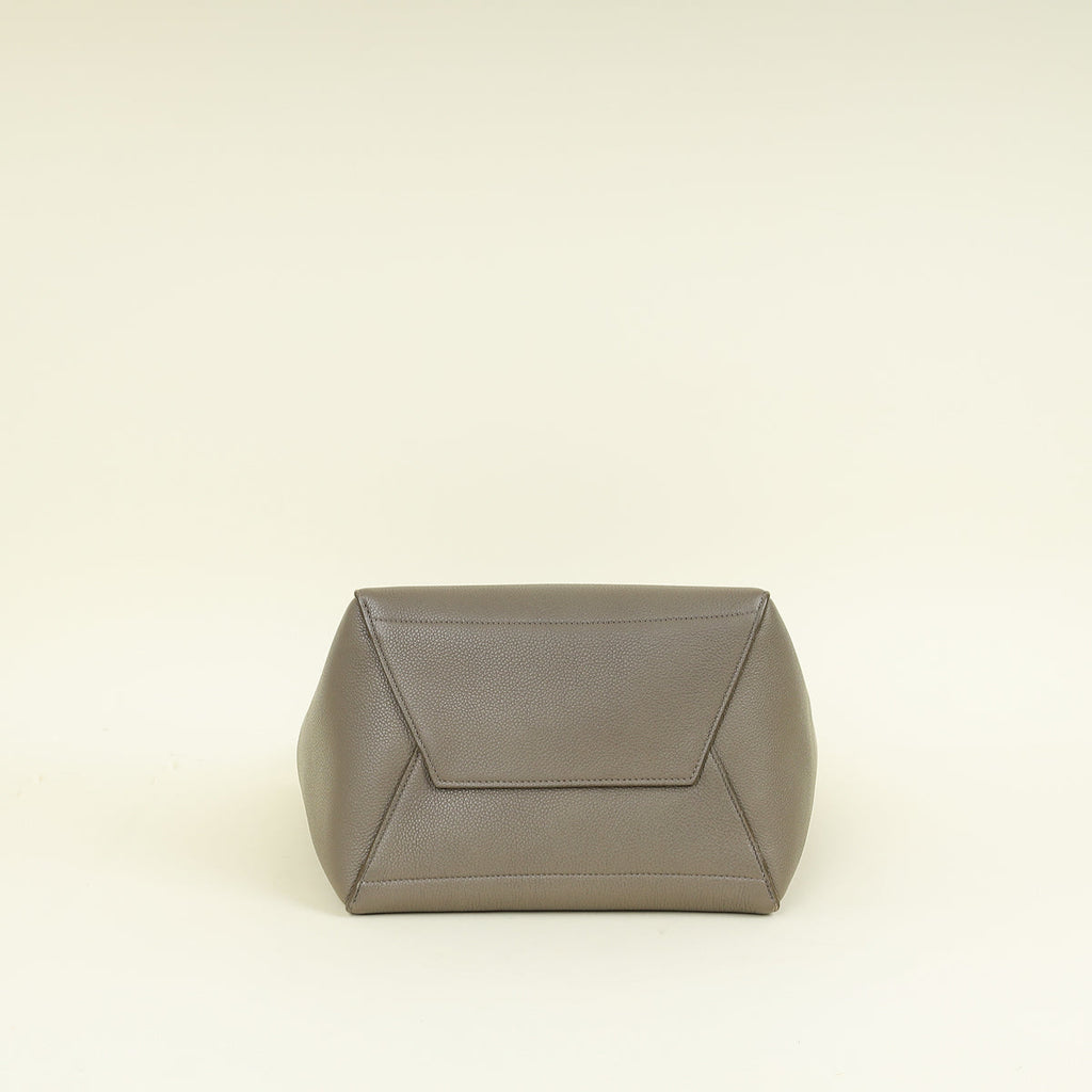Celine Taupe Sangle Seau Bucket Small Bag