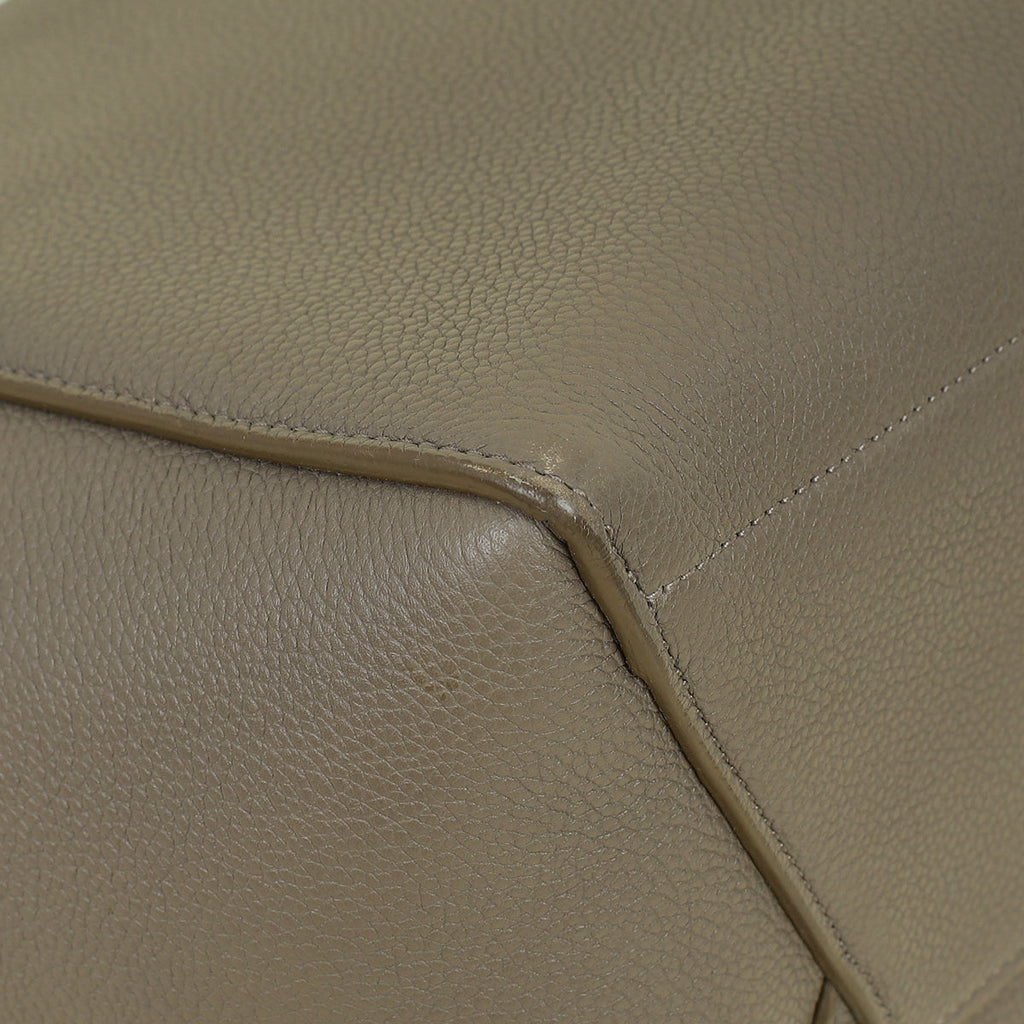 Celine Taupe Sangle Seau Bucket Small Bag