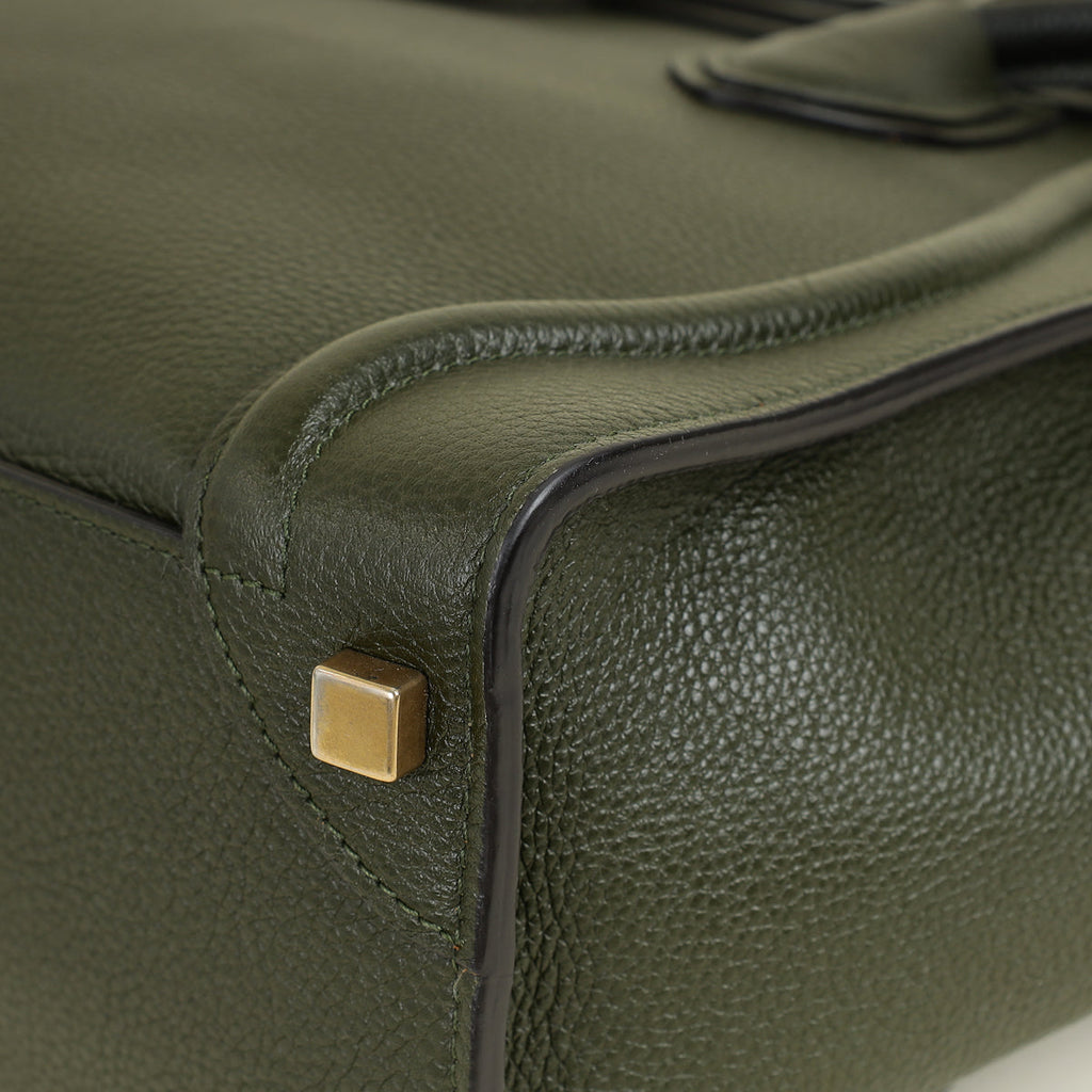 Celine Bicolor Micro Luggage Bag