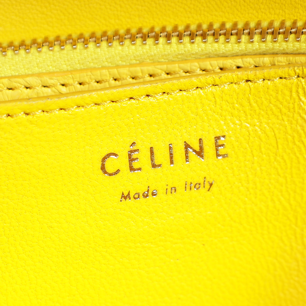 Celine Yellow Python Box Medium Shoulder Bag