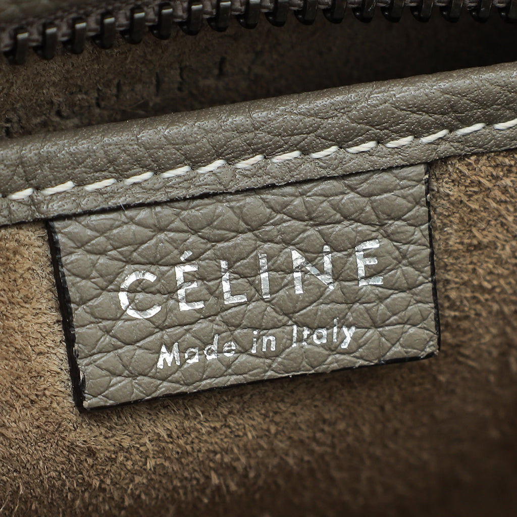 Celine Etoupe Nano Luggage Bag