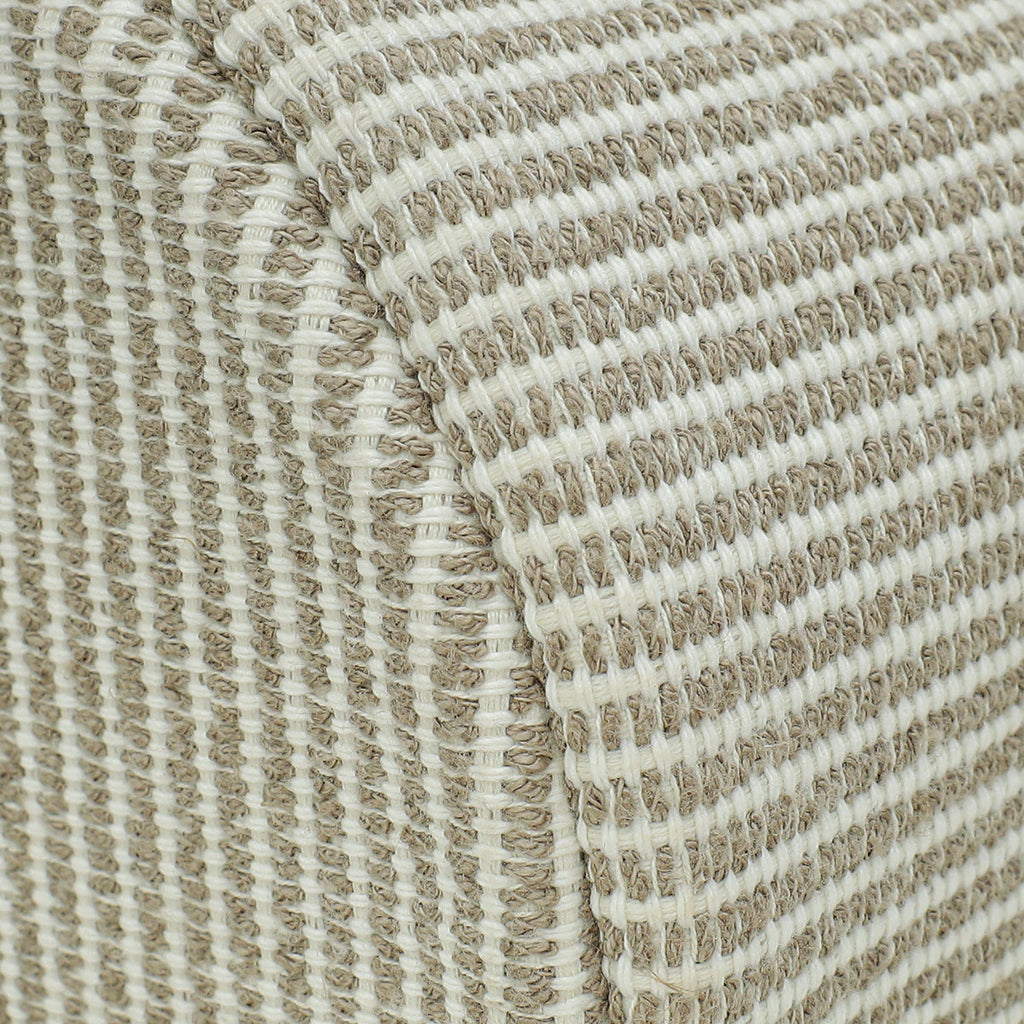 Celine Beige Teen Drawstring in Striped Textile Bag
