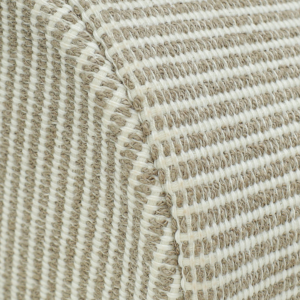 Celine Beige Teen Drawstring in Striped Textile Bag