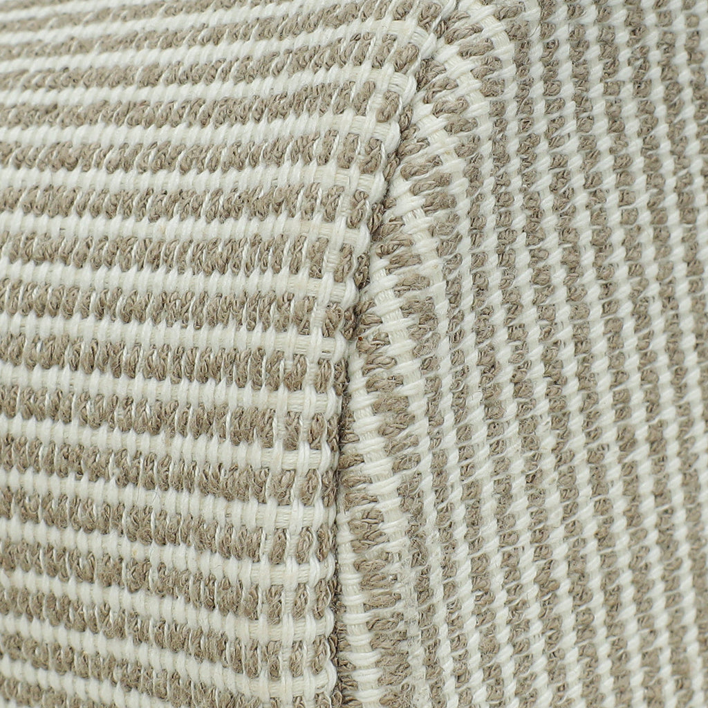 Celine Beige Teen Drawstring in Striped Textile Bag