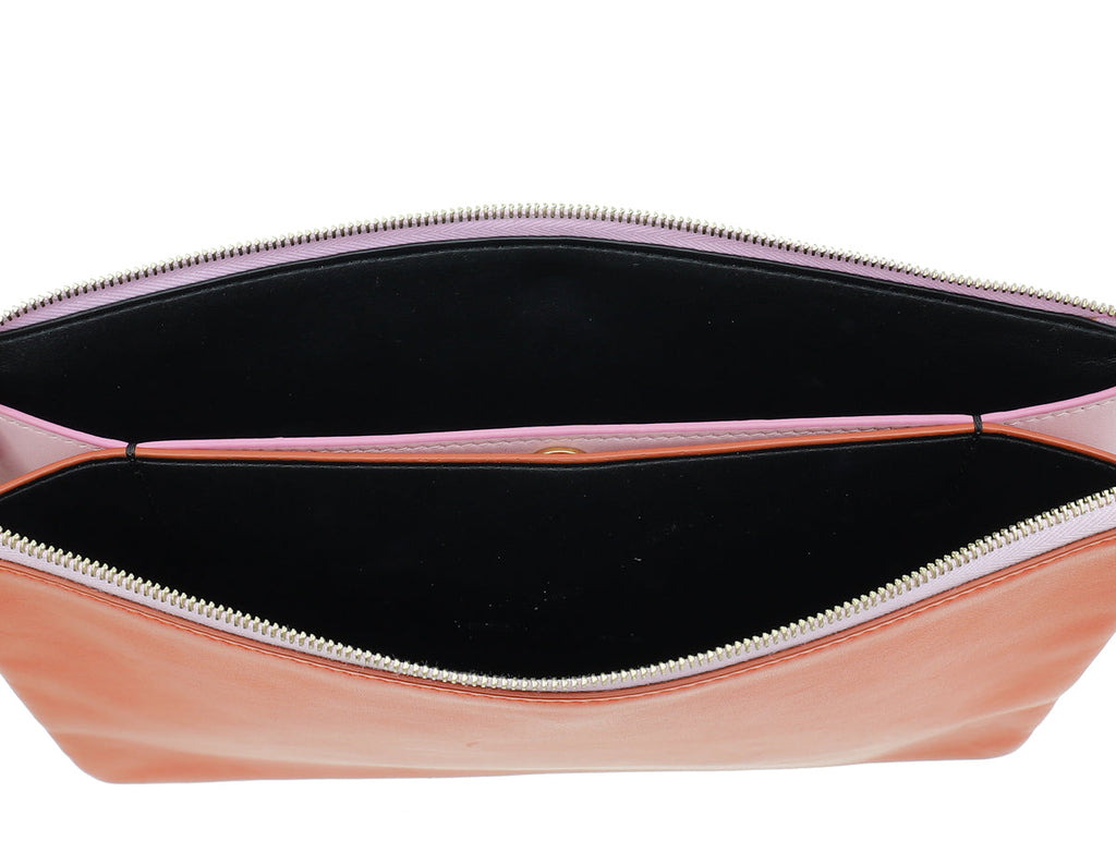 Celine Bicolor Zip Pouch