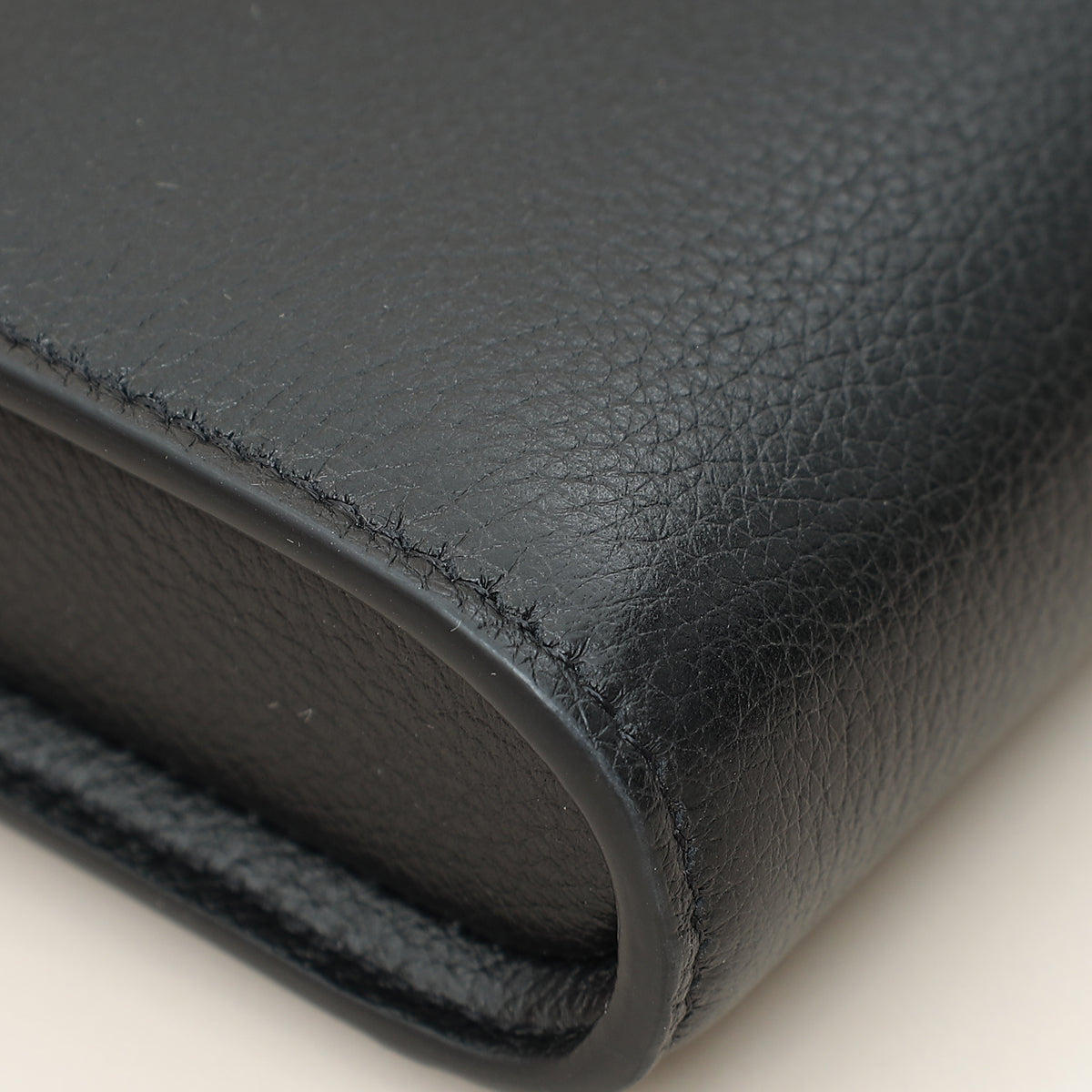 Celine Black 16 Pochette With Strap