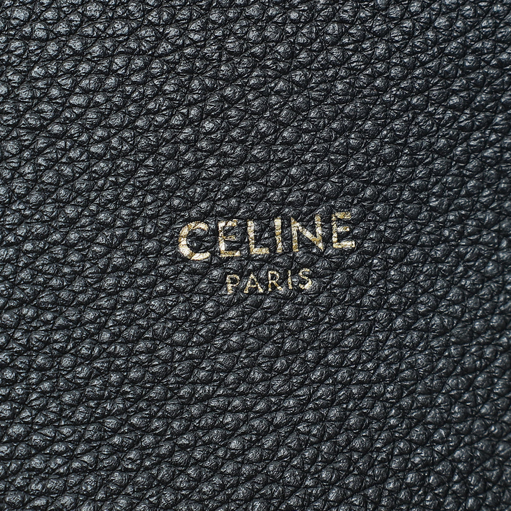 Celine Black Cabas Phantom Tote Small Bag