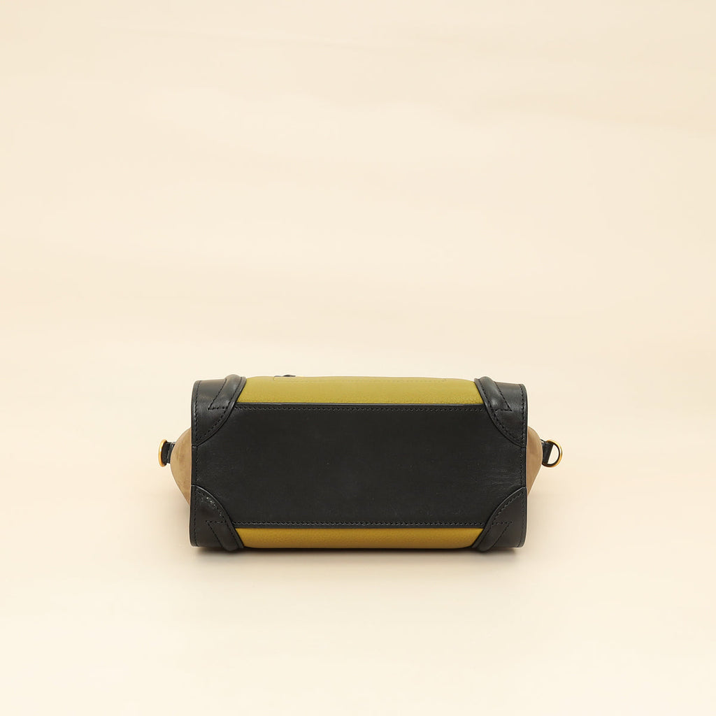 Celine Tricolor Nano Luggage Bag