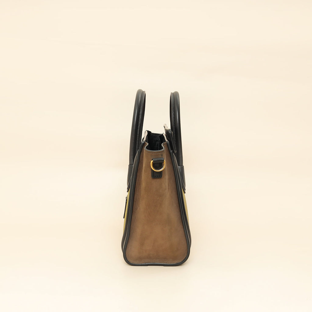 Celine Tricolor Nano Luggage Bag