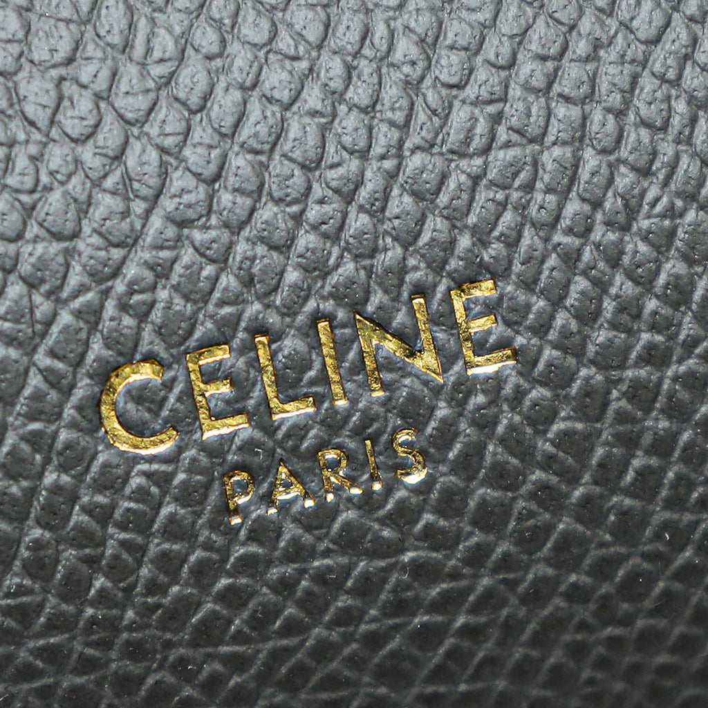 Celine Grey Micro Belt Top Handle Bag