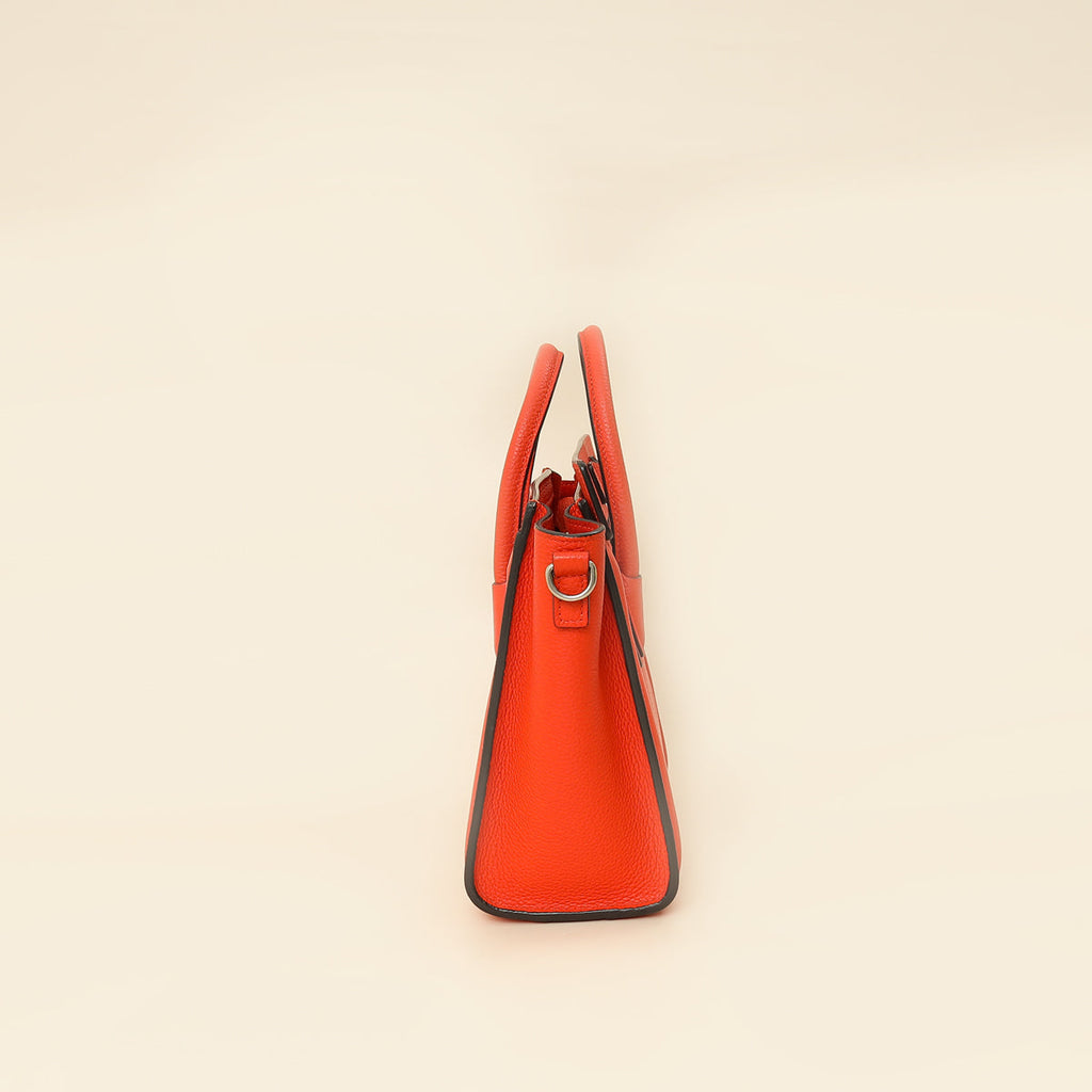 Celine Coral Nano Luggage Bag