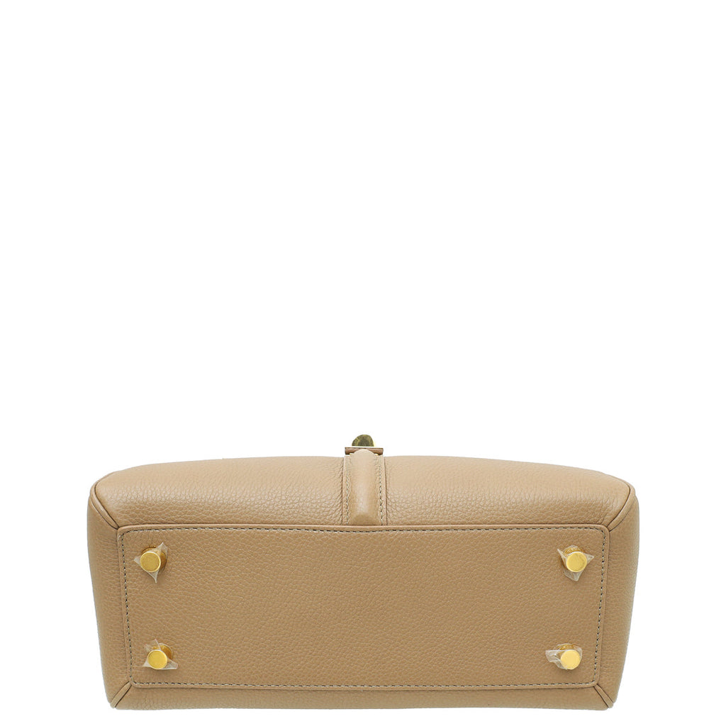 Celine Etoupe 16 Top Handle Small Bag