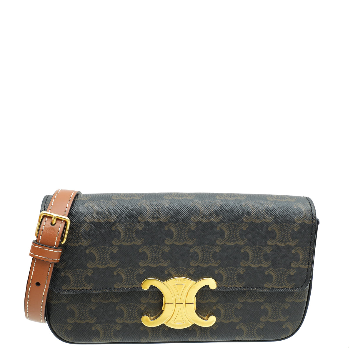 Celine Tan Claude Triomphe Shoulder Bag