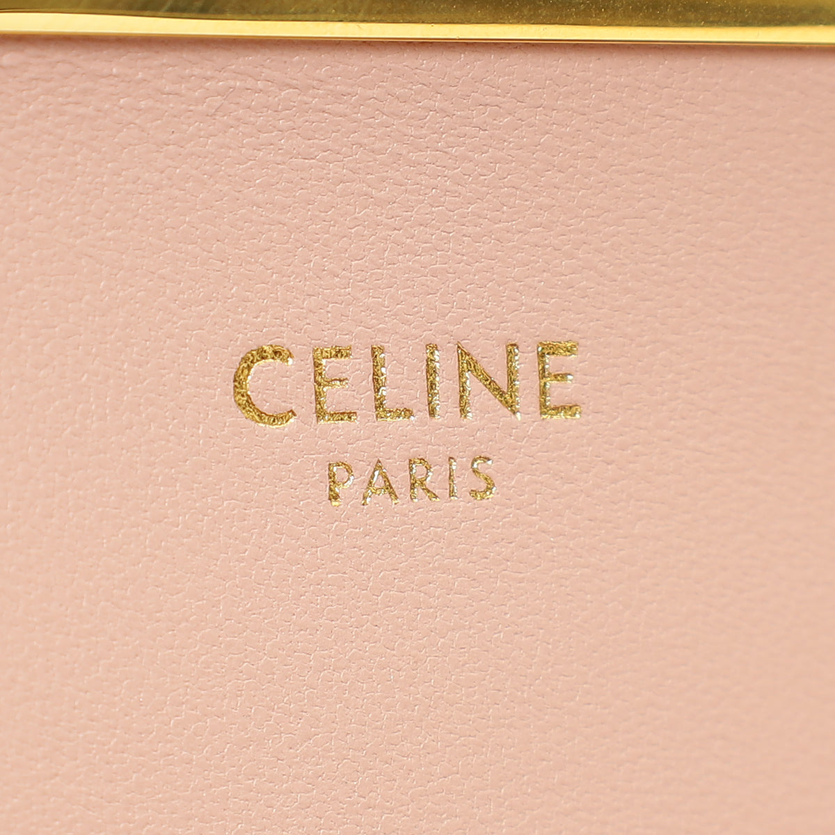 Celine Rose Glace Python Claude Chain Shoulder Bag