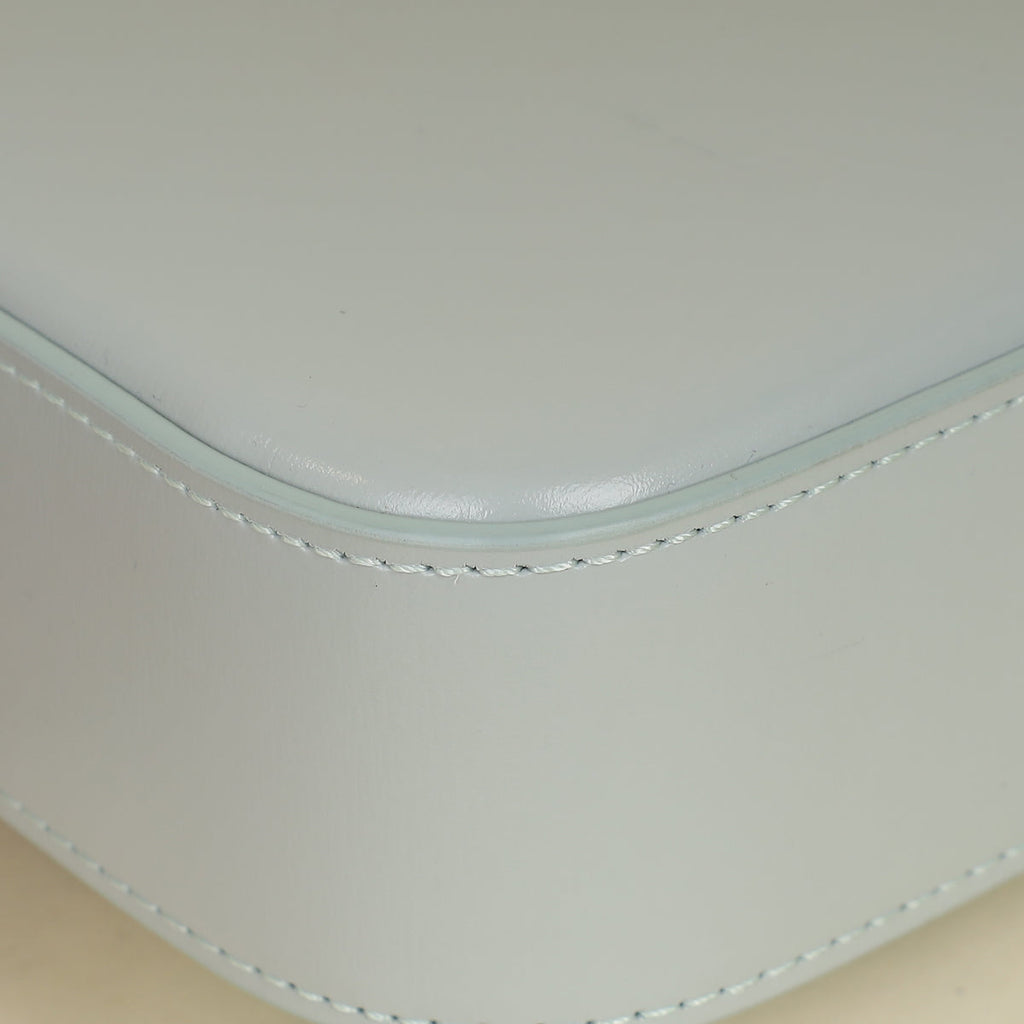 Celine Light Blue Triomphe Claude Shoulder Bag