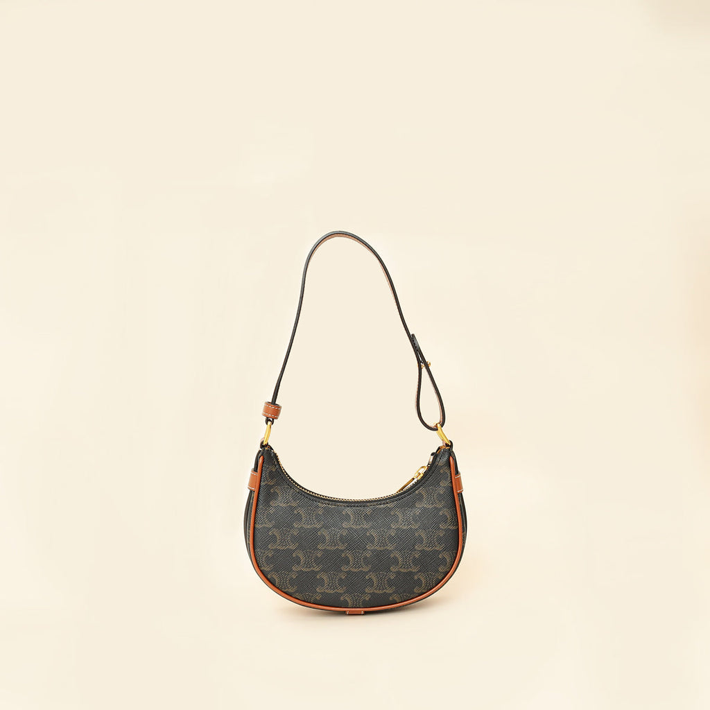 Celine Tan Triomphe Mini Ava Hobo Bag