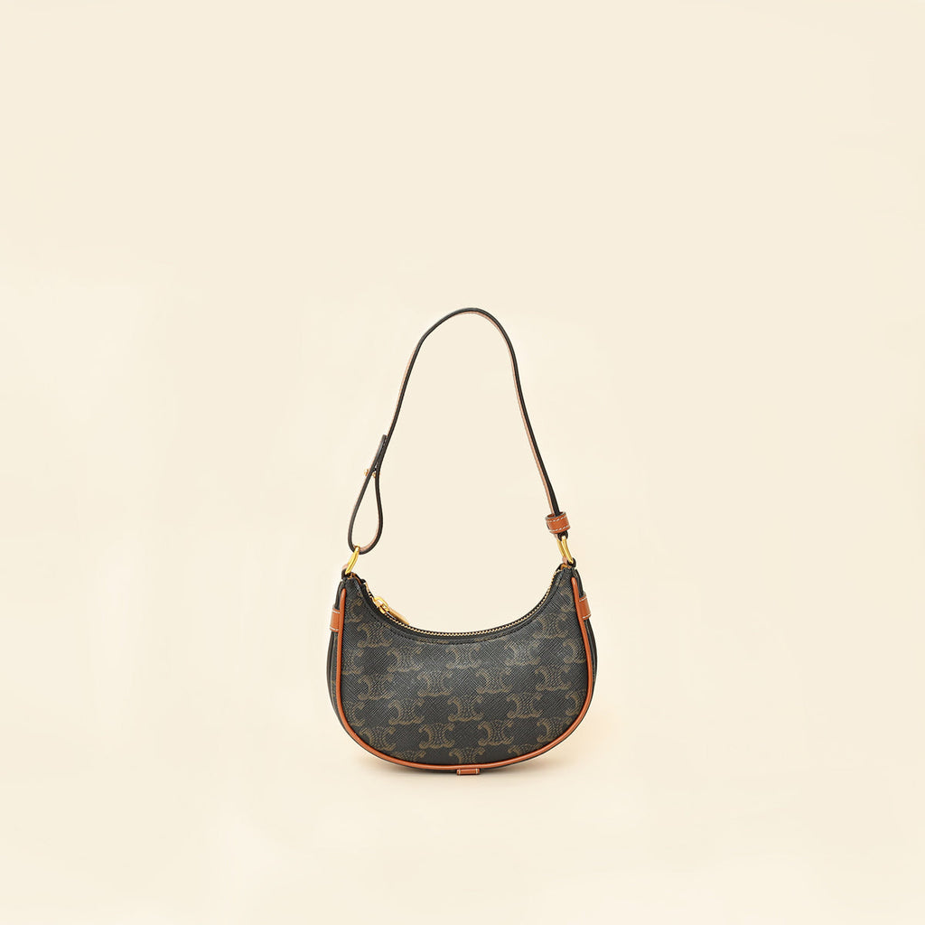 Celine Tan Triomphe Mini Ava Hobo Bag