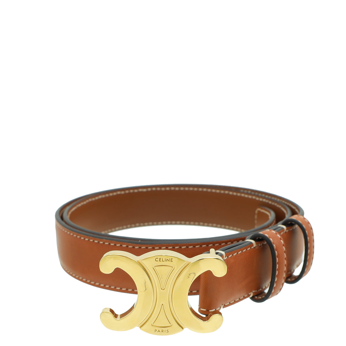 Celine Tan Triomphe Buckle Medium Belt
