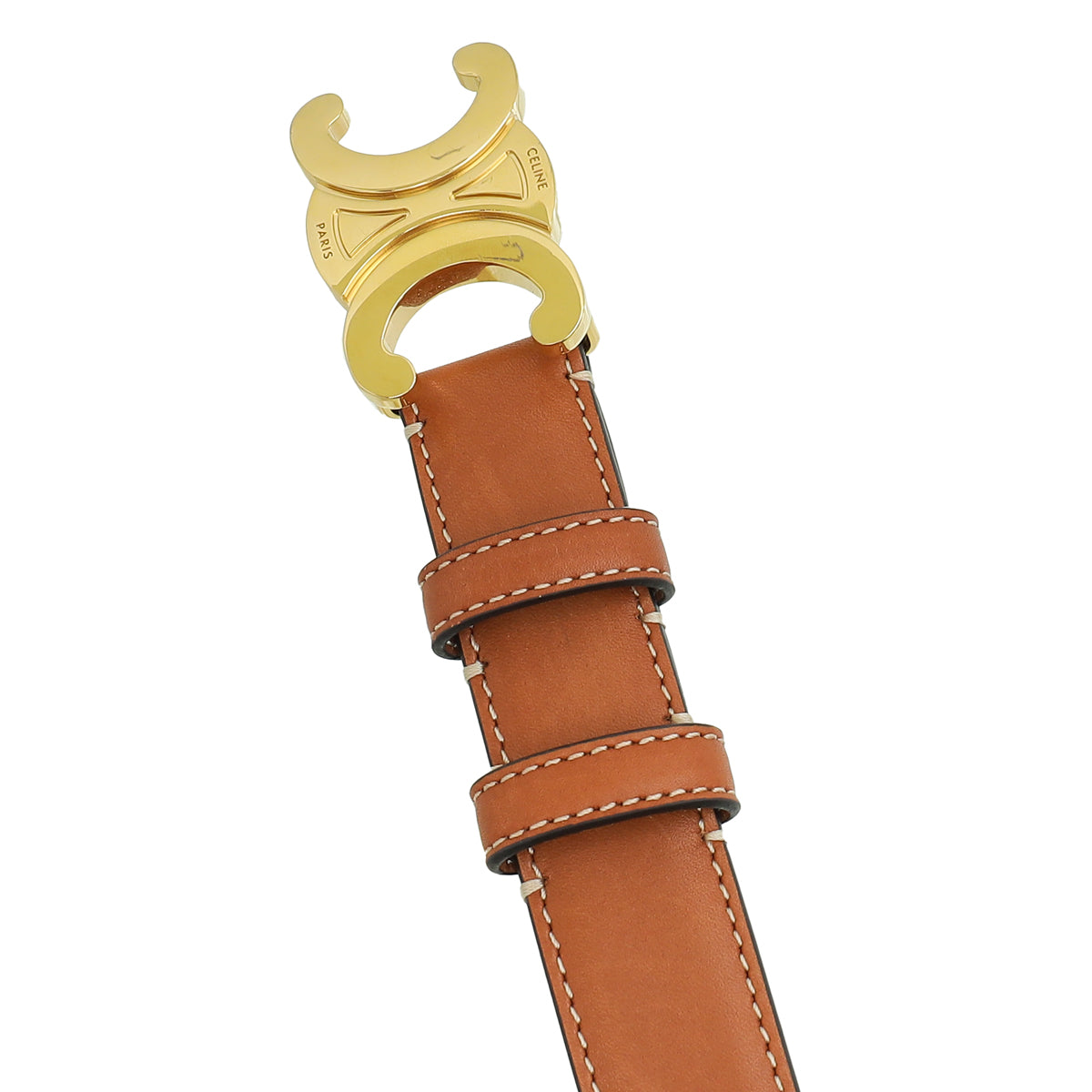 Celine Tan Triomphe Buckle Medium Belt