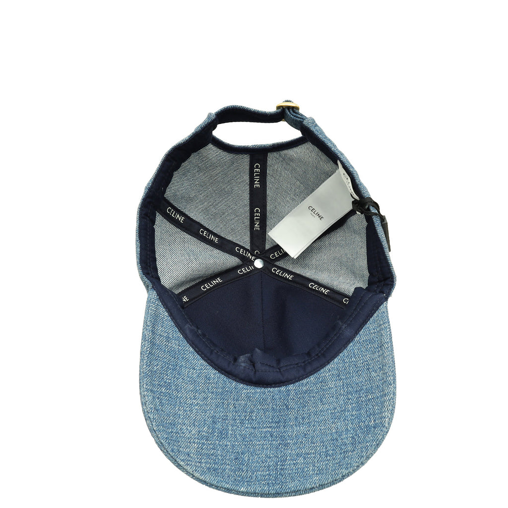 Celine Dark Union Triomphe Baseball Cap