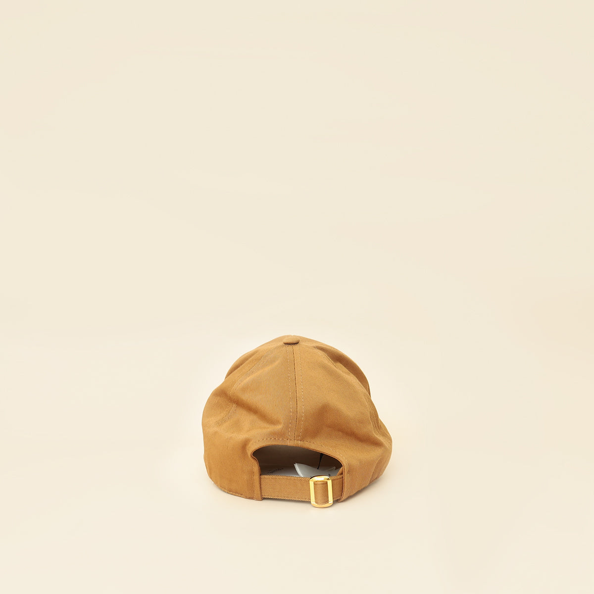 Celine Brown Tan Triomphe Baseball Cap Small Hat